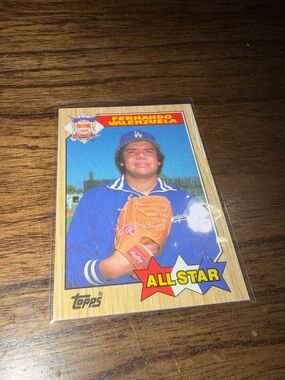 •Topps• 1987 Fernando Valenzuela All-Star Card
